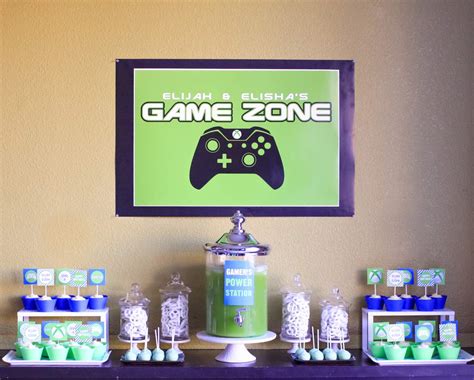 video game decorations for party